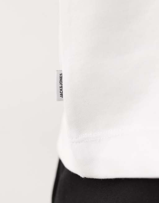 Jack & Jones – Atmungsaktives Oversize-T-Shirt in Weiß, 4 von 5