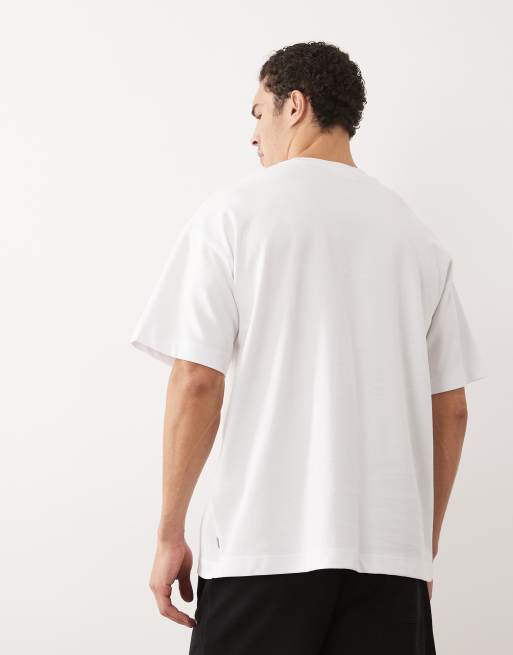 Jack & Jones – Atmungsaktives Oversize-T-Shirt in Weiß, 5 von 5