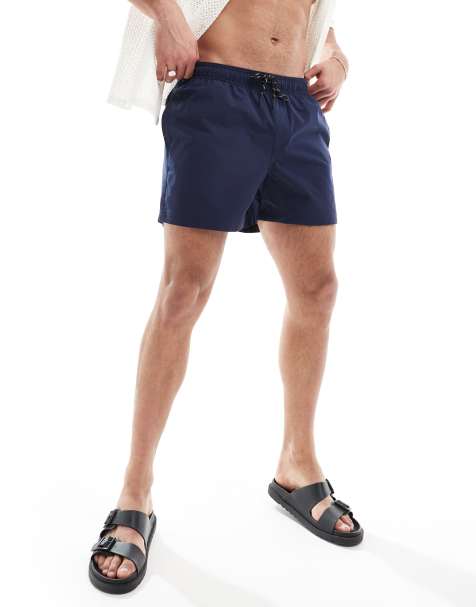 Jack & Jones – Badeshorts in Marineblau - view 1