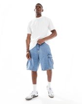 ハーフ・ショートパンツ ADIDAS ADILENIUM SEASON 3 DENIM SHORTS 5FT353 adidas Originals Men's Adilenium Season 3 Denim Shorts