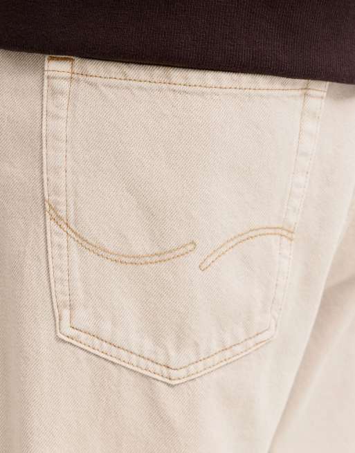 Jack & Jones baggy fit jeans i ecru, 4 af 7