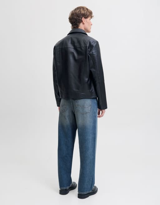 Jack & Jones Baggy fit jeans in blue denim 1, 3 of 5
