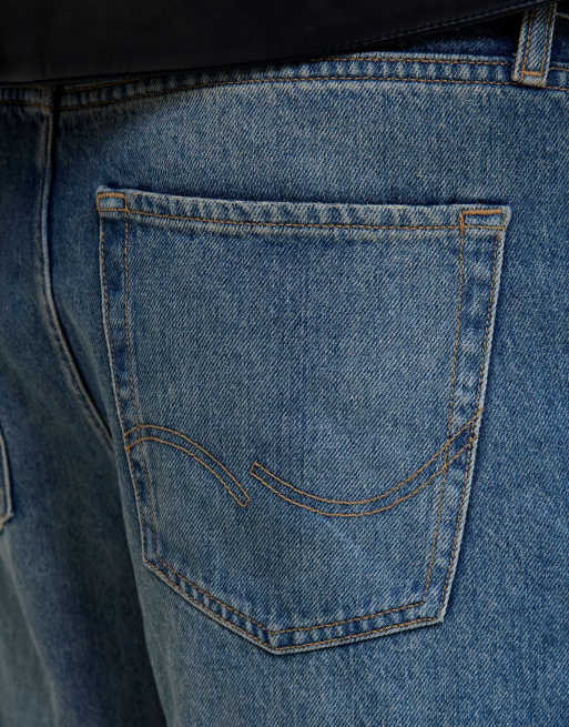 Jack & Jones Baggy fit jeans in blue denim 1, 4 of 5