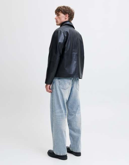 Jack & Jones baggy fit jeans in blue denim, 2 of 7