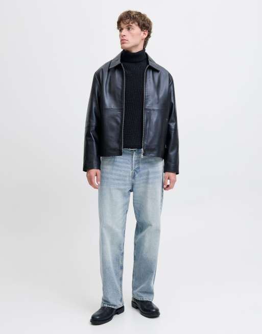 Jack & Jones baggy fit jeans in blue denim, 3 of 7