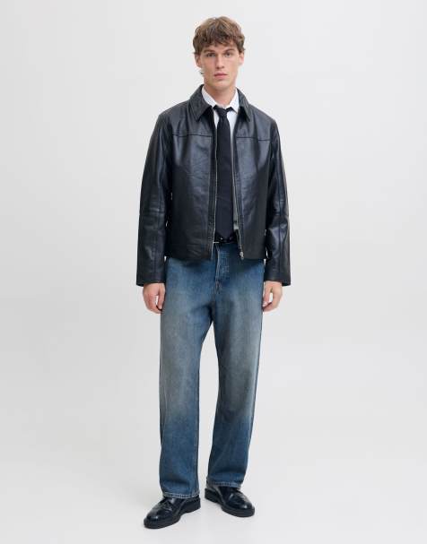 Jack & Jones Baggy fit jeans in blue denim