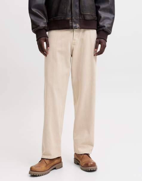 Jack & Jones Baggy fit jeans in ecru - view 1