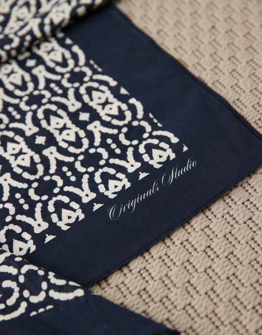 Jack & Jones bandana in navy, 2 of 3