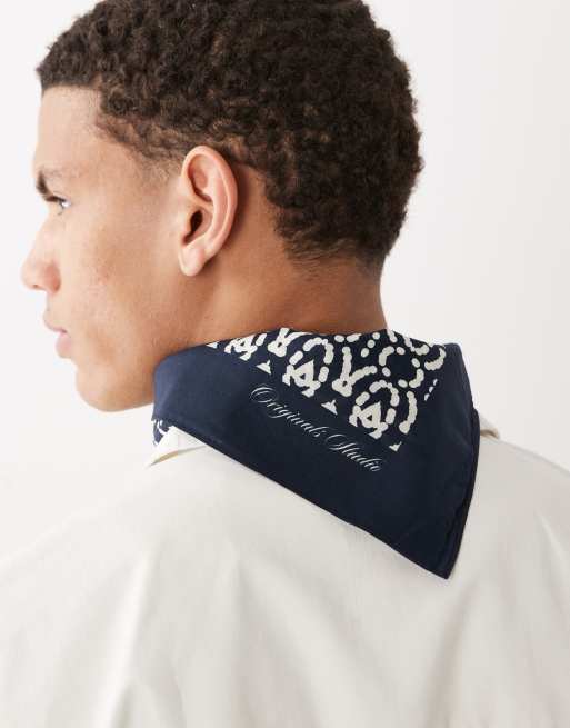 Jack & Jones bandana in navy, 3 of 3