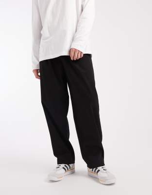Jack & Jones Barrel Fit Drawstring Chinos In Purple