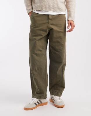 Jack & Jones Barrel Fit Pants In Animal Print