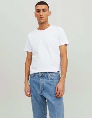 Jack & Jones – Basic-T-Shirt in Weiß - view 1