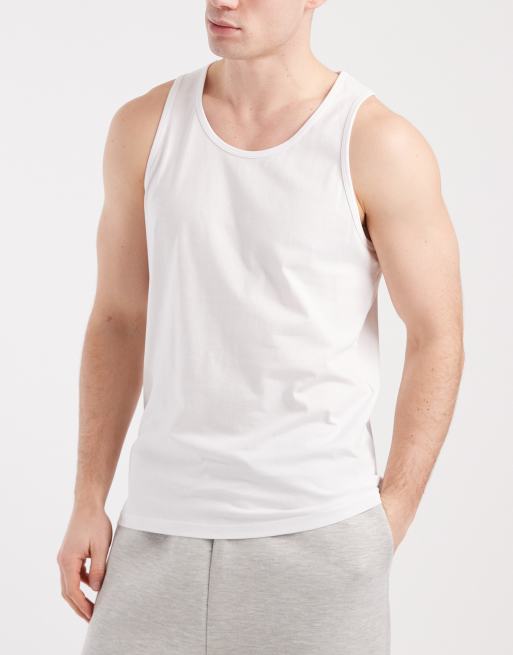 Jack & Jones – Basic-Trägertops in Weiß, 3er-Pack&nbsp;, 2 von 5