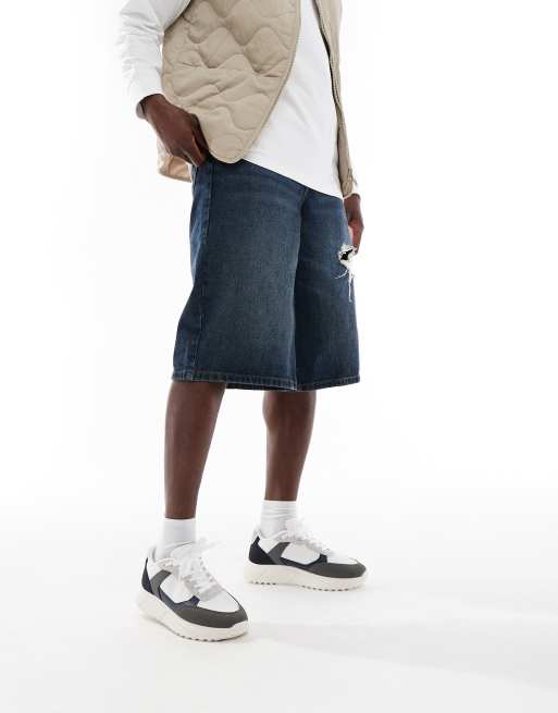 Jack & Jones - Baskets de course - Blanc/gris/bleu marine, 5 de 5