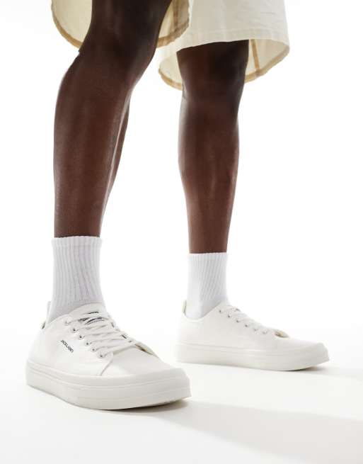Jack & Jones - Bayswater - Baskets en toile - Blanc