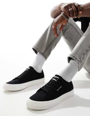 Jack & Jones - Bayswater - Baskets en toile - Noir