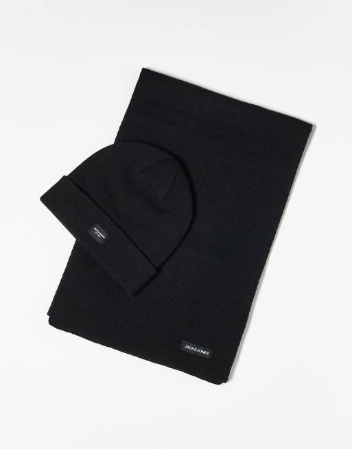 JACK&JONES Unisex Sjaal Zacht Ademend Gebreid Duurzaam Comfortabel, Colour:Dark brown, Größe Accessoires:One size