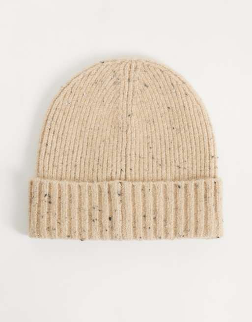 Jack & Jones beanie in cream, 3 of 3