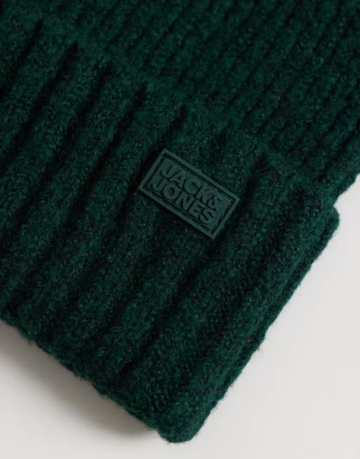 Jack & Jones beanie in green, 2 of 3