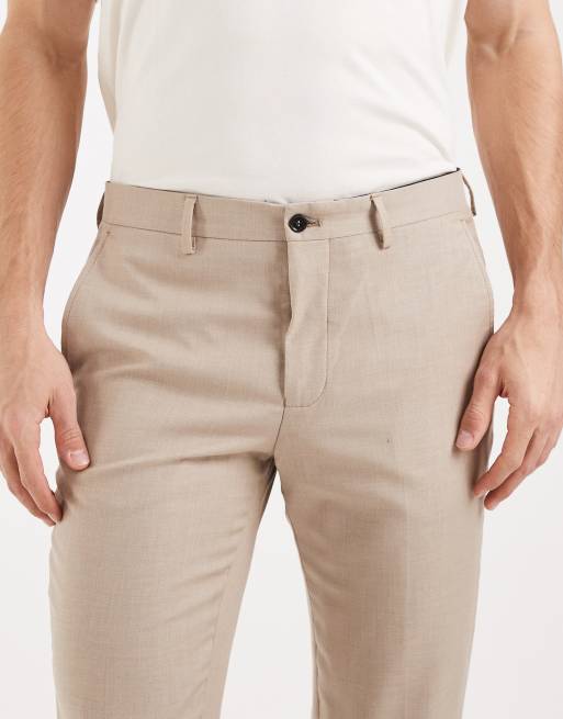 Jack & Jones – Beige byxor med supersmal passform , 5 av 5