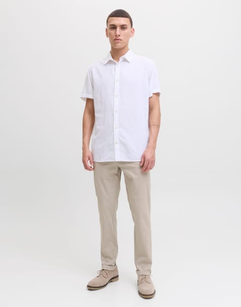 Jack & Jones - Beige chinobukser - view 1