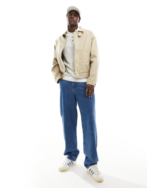 Jack & Jones – Beige Harrington-jacka , 2 av 4