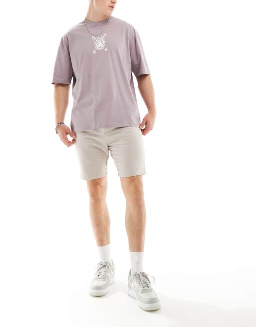 Jack & Jones - Beige jerseyshorts