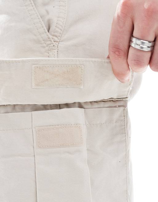 Jack & Jones - Beige løstsiddende cargobukser , 3 af 5
