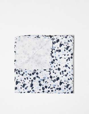 Jack & Jones Jack & Jones beige print pocket square-White