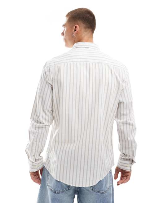 Jack & Jones – Beige, randig skjorta , 2 av 4