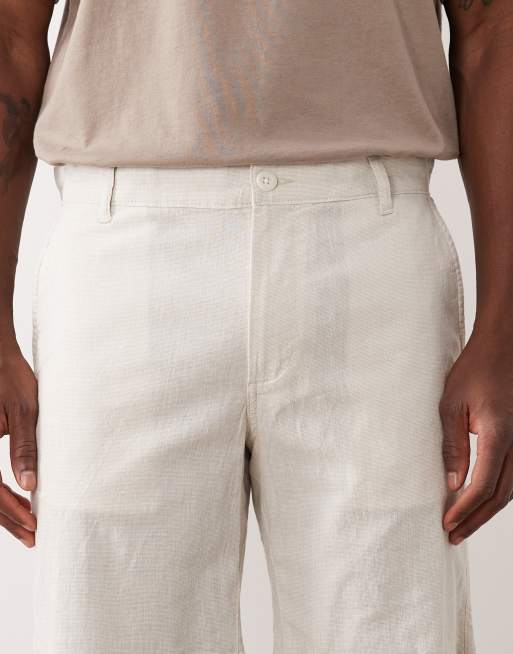 Jack & Jones – Beige shorts i linnemix, 4 av 5