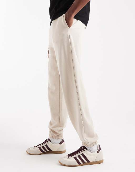 Jack & Jones - Beige slim fit-joggingbukser, 3 af 5