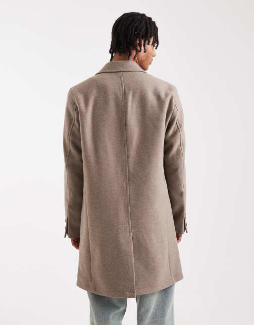 Jack & Jones – Beige ytterrock i ylletyg, 3 av 5