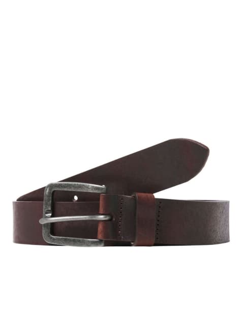 Jack & Jones Belt in black coffee - view 1