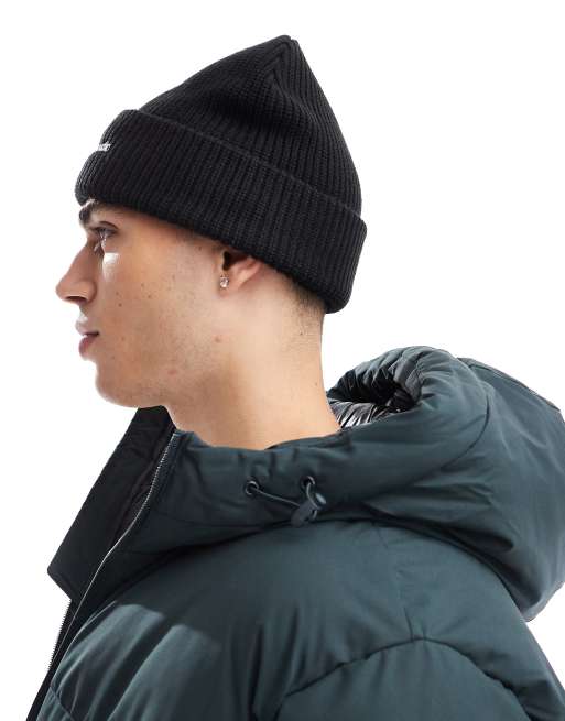 Jack & Jones - Berretto in maglia spessa nero con logo originals, 2 di 4