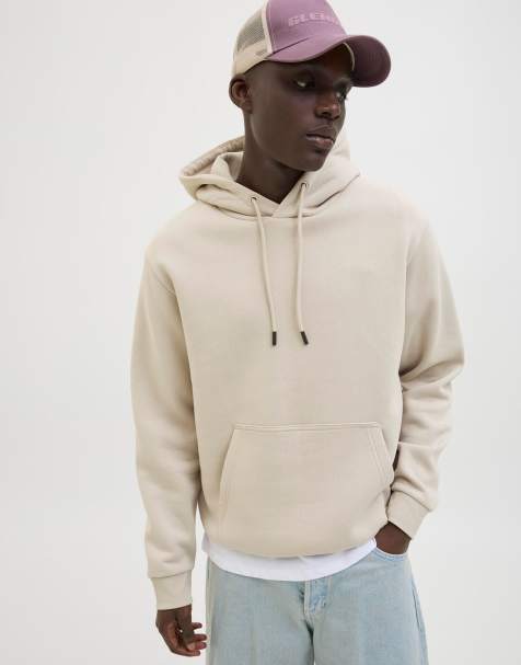 Jack & Jones – Beżowa bluza z kapturem - view 1