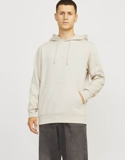 Jack & Jones – Beżowa bluza z kapturem - view 1