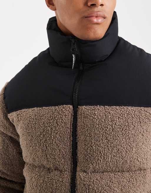 Jack & Jones – Beżowa kurtka ocieplana z kożuszkiem, 5 z 5
