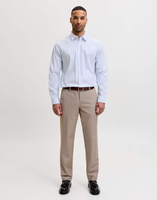Jack & Jones – Beżowe klasyczne spodnie, 3 z 7