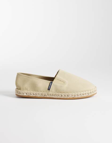 Jack & Jones – Beżowe sandały espadryle - view 1