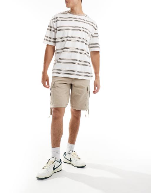 Jack & Jones – Beżowe szorty bojówki, 4 z 5