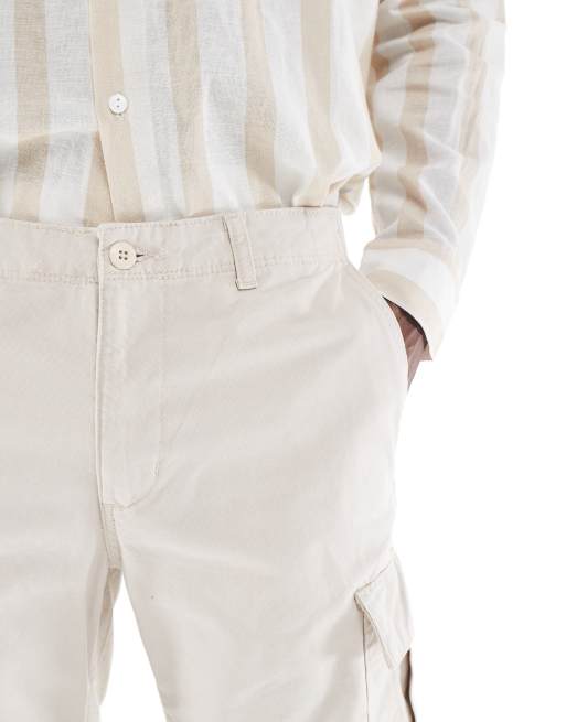 Jack & Jones – Beżowe szorty bojówki, 4 z 5
