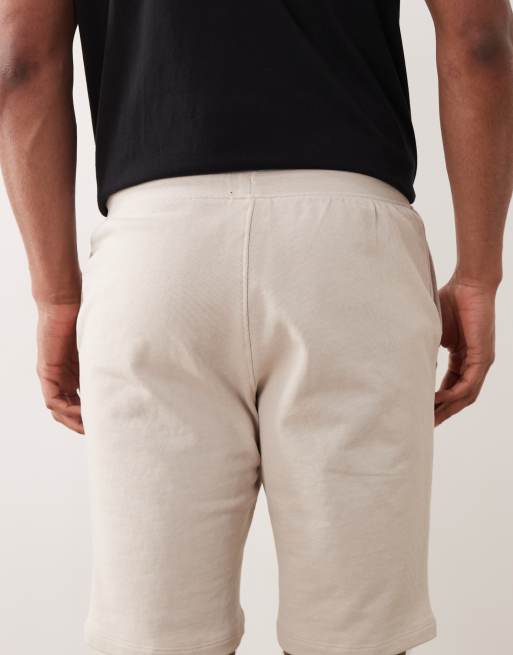Jack & Jones – Beżowe szorty dresowe z logo, 5 z 5