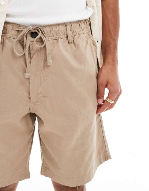 Jack & Jones – Beżowe szorty z domieszką lnu, 3 z 5
