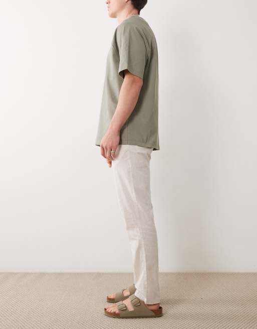 Jack & Jones – Beżowe szorty z domieszką lnu, 3 z 5