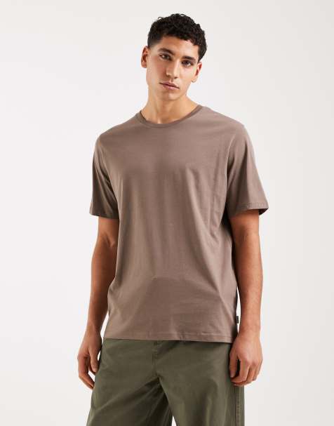 Jack & Jones – Beżowy T-shirt o regularnym kroju - view 1