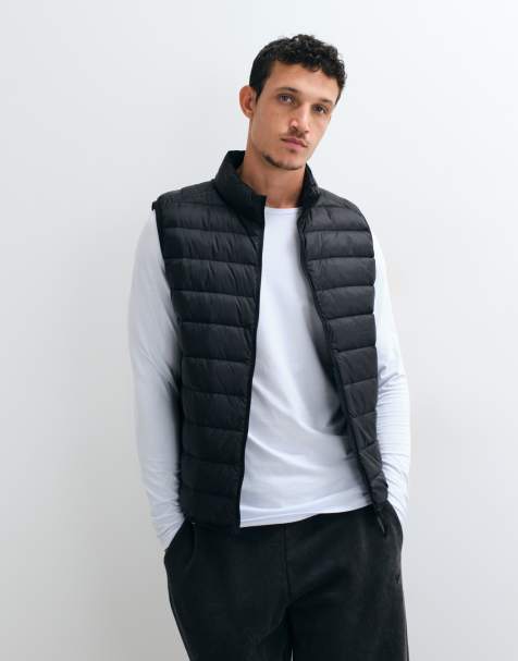 Jack & Jones bezrękawnik puchowy w czerni - view 1