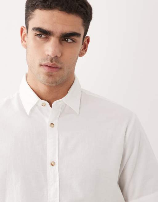 Jack & Jones – Biała koszula oxford z długimi rękawami, 3 z 5