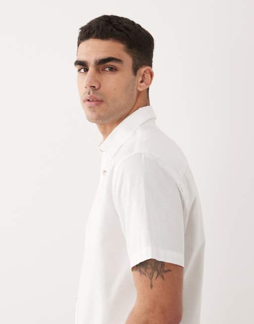 Jack & Jones – Biała koszula oxford z długimi rękawami, 4 z 5