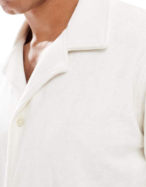 Jack & Jones – Biała koszulka polo z frotté, 3 z 4